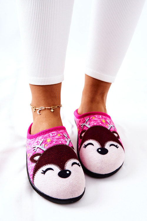 Утеплюючі тапочки Reindeer Pink Taffy