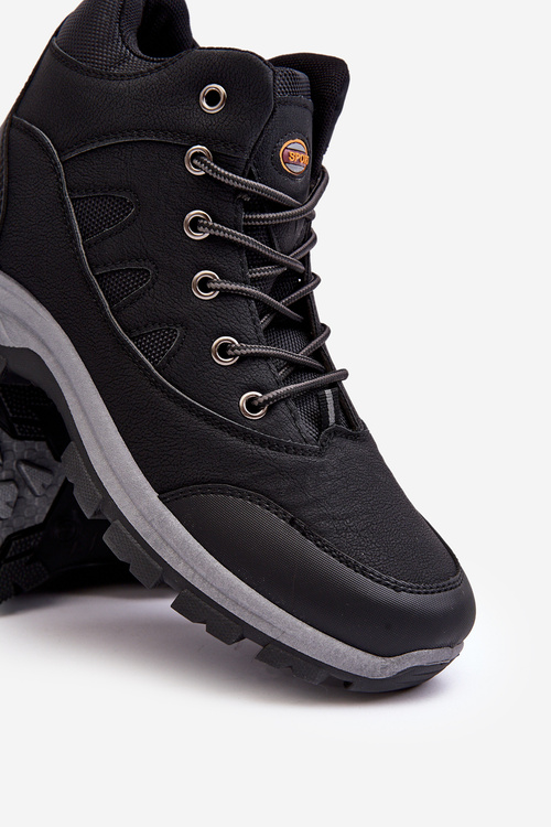 Чоловіче класичне трекінгове взуття чорного кольору Gometti