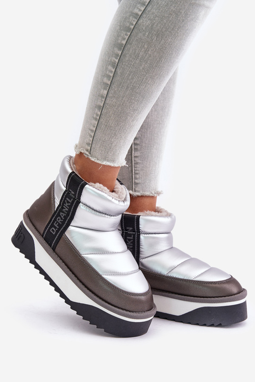 Черевики низькі на товстій підошві D.Franklin DFSH371010 Silver