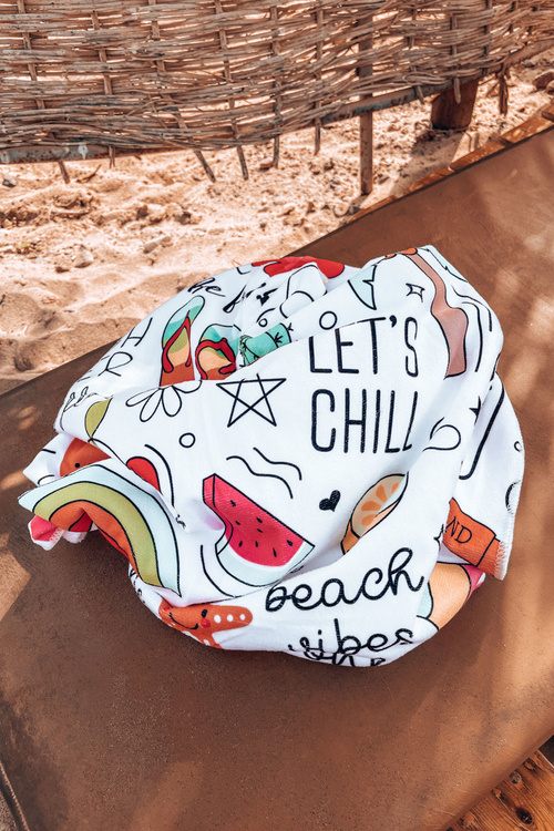 Рюкзак Сумка Рушник 3в1 Барвистий принт Білий