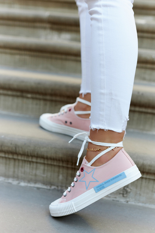 Жіночі низькі кросівки BIG STAR JJ274385 Рожеві