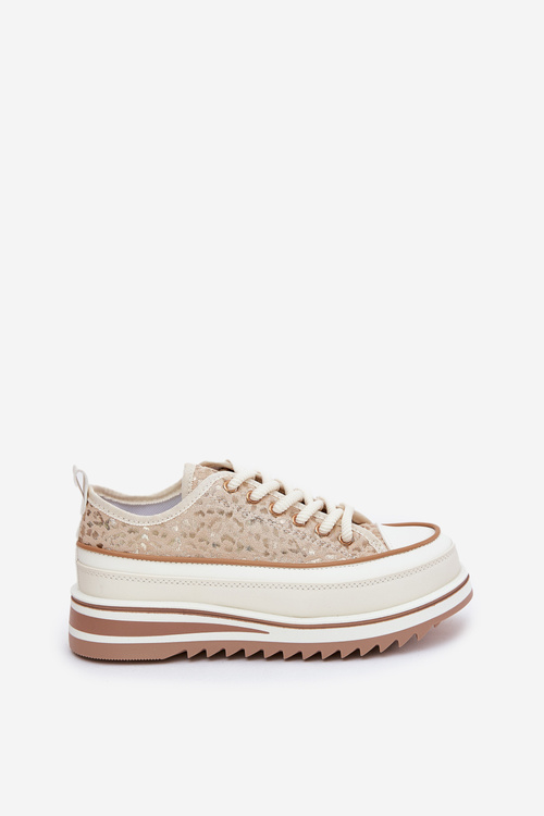 Жіночі Кросівки На Масивній Платформі S.Barski BF51-101 Бежеві