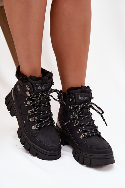 Зимові Теплі Чоботи Жіночі Lee Cooper LCJ-25-31-3911 Чорні