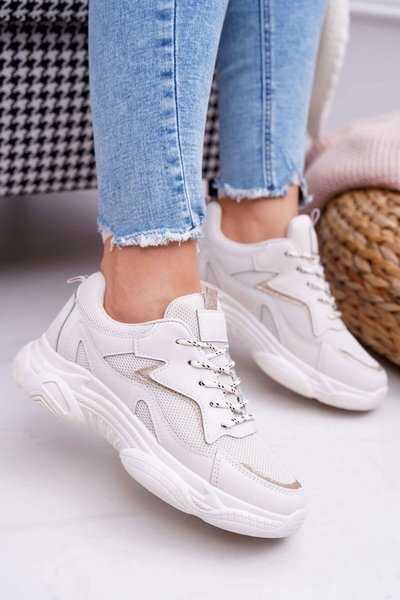 Спортивне жіноче взуття бежевого кольору Brocade Winchester