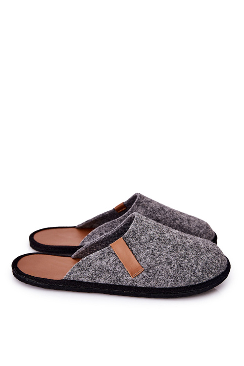 Чоловічі тапочки Panto Fino II167007 сіро-коричневі