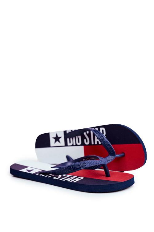 Чоловічі шльопанці Big Star Navy FF274A454