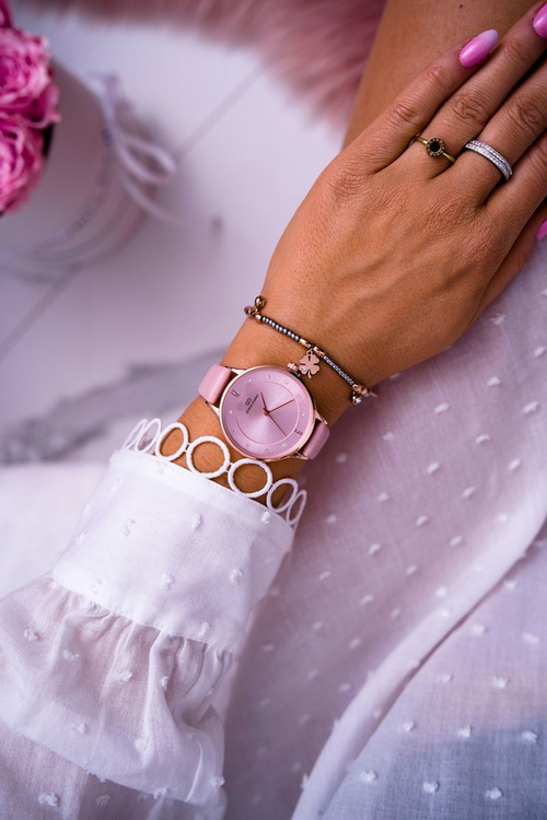 Жіночий годинник Giorgio & Dario Pink Yenea