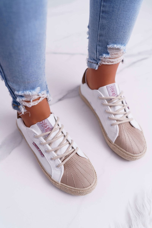 Жіночі кросівки Cross Jeans білі DD2R4095