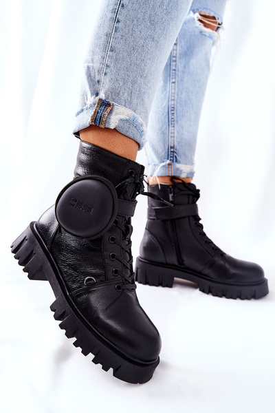 Шкіряна підкладка Workers with Case Big Star II274430 Black