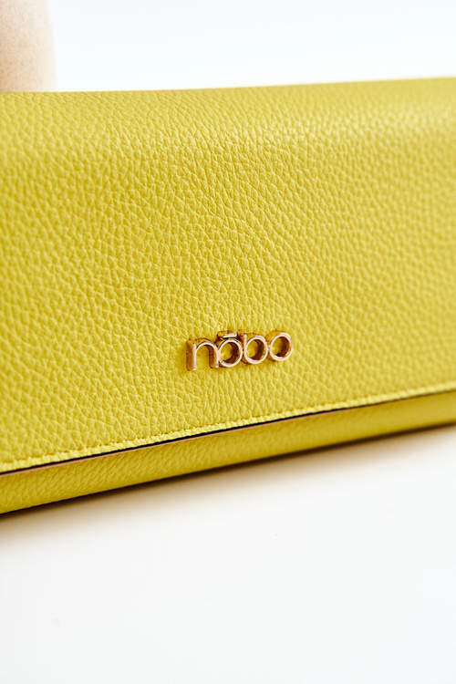 Жіночий великий шкіряний гаманець NOBO M0123-C002 жовтий