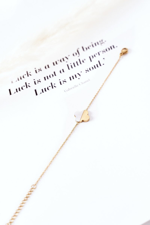 Браслет-ланцюжок із золотом конюшини