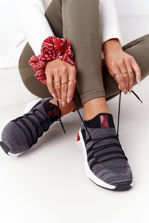 Жіночі кросівки Memory Foam Big Star HH274532 темно-сірі