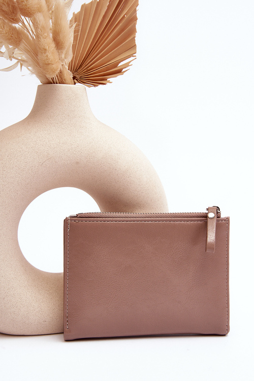 Жіночий гаманець з екошкіри Cudea бежевого кольору