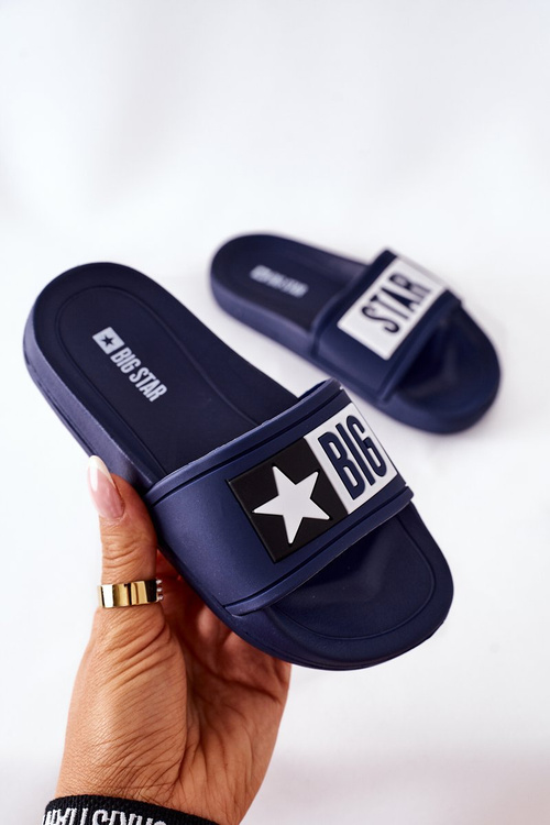 Дитячі гумові тапочки Big Star DD374152 Navy Blue