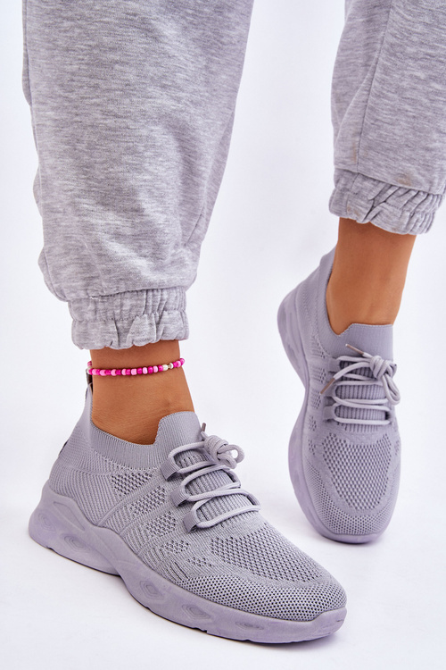 Жіноче спортивне взуття без шнурівки Grey Ellison