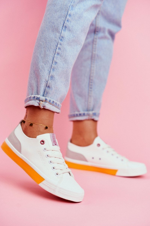 Жіночі кросівки Cross Jeans White Orange FF2R4043C