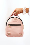 Жіночий шкіряний рюкзак NOBO L1341-C004 Рожевий