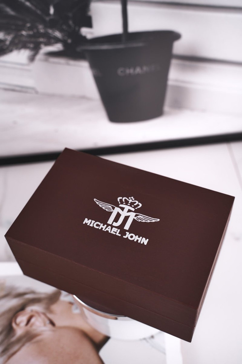 Набір жіночий годинник і два браслета Michael John Silver