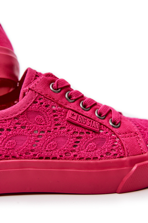 Ажурні кросівки Big Star JJ374007 Рожеві