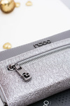 Стильний жіночий сріблясто-сірий гаманець Nobo