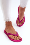 Жіночі шльопанці на плоскій гумці ZAXY JJ285252 Фуксія