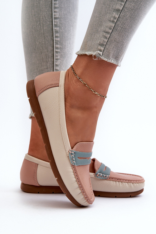 Жіночі рожеві мокасини зі штучної шкіри Vikitara