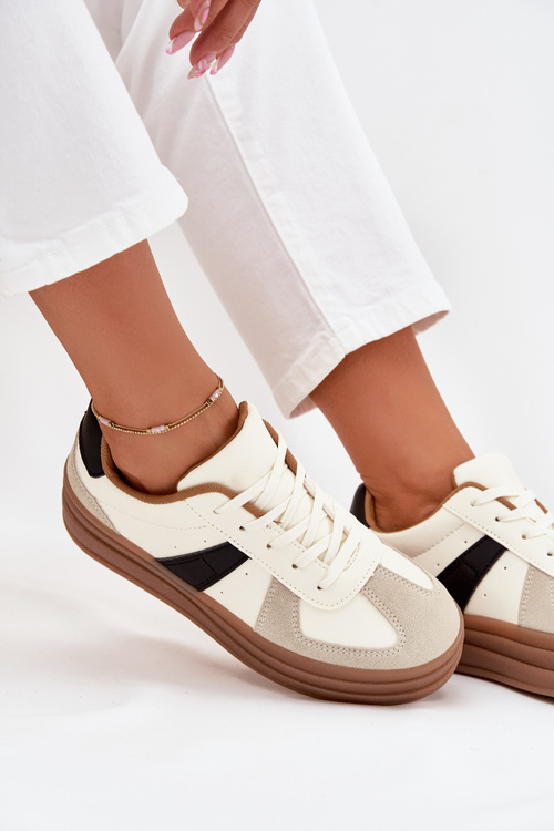 Жіночі Кросівки На Платформі Бежеві Sivirae