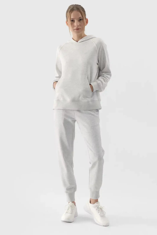 Жіночий пуловер з капюшоном 4F сірий 4FWMM00TSWSF1468-83S 27M