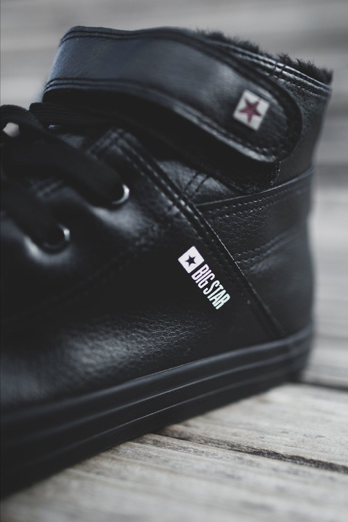 Чоловічі утеплені кросівки Big Star чорні Y174020FW