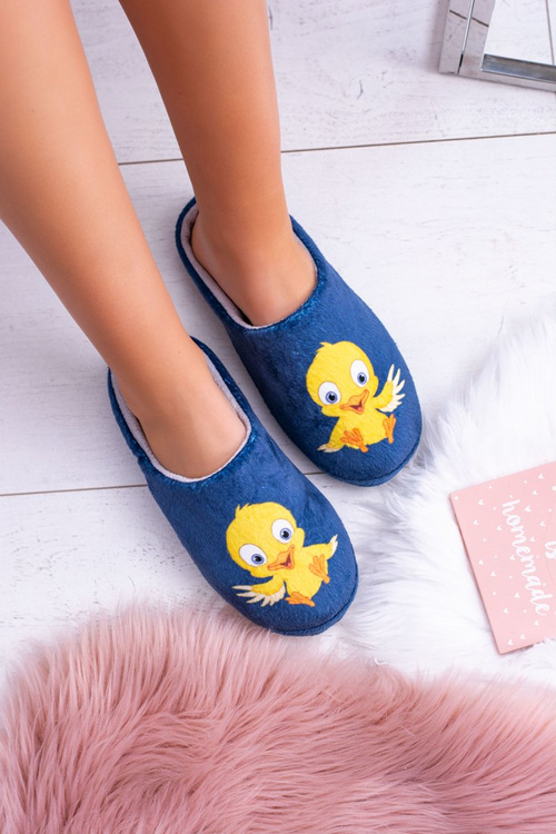 Жіночі домашні теплі шльопанці Dreex Papa з пташкою