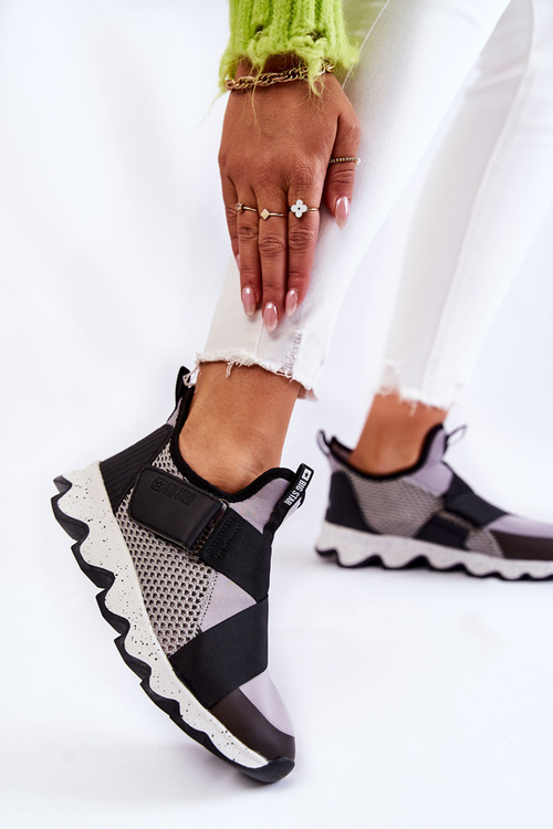 Жіночі кросівки Big Star KK274546 сіро-чорні