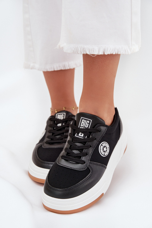 Жіночі Кросівки На Платформі Big Star RR274573 HI-POLY SYSTEM Чорні
