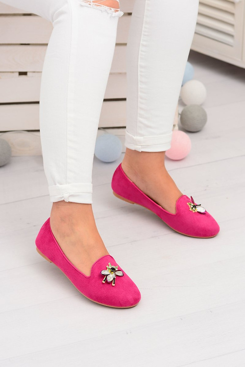 Замшеві жіночі балерини Lords Fuchsia Veni