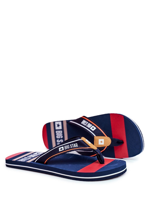 Чоловічі шльопанці Slides Big Star Navy FF274A459