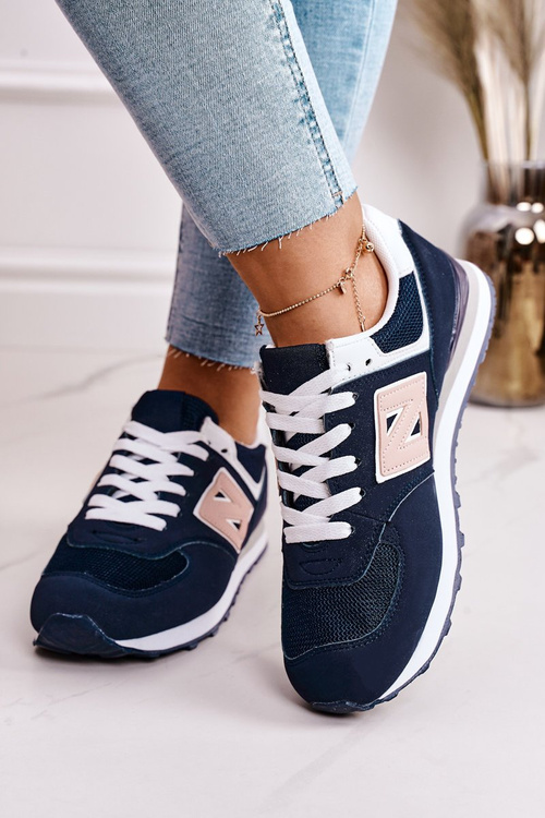 Жіноче спортивне взуття Кросівки синьо-рожеві Last Minute