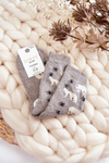 Жіночі вовняні шкарпетки Polar Bear Grey