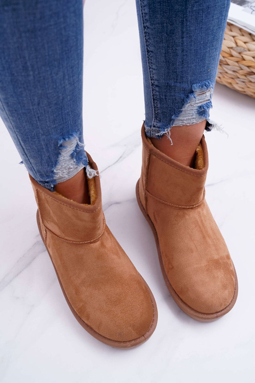 Жіночі зимові черевики утеплені Camel Puffen