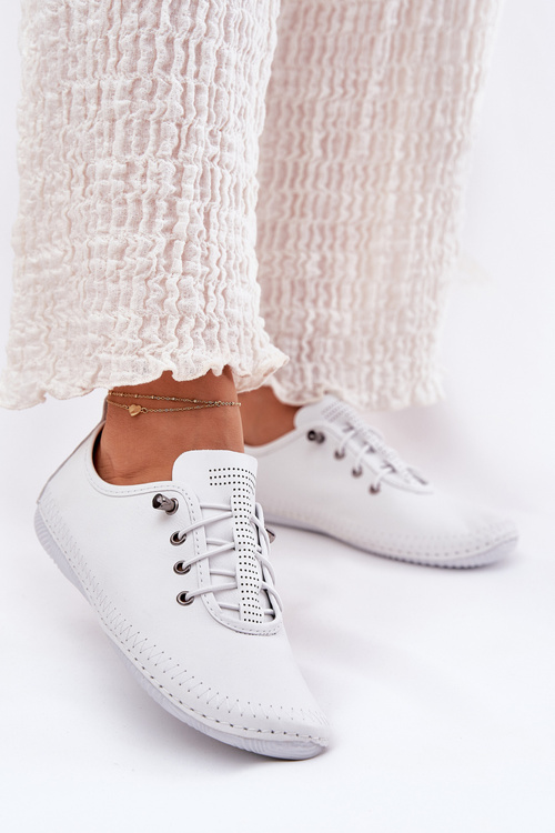 Шкіряні Полуботинки Жіночі Artiker 54C0838 Білі