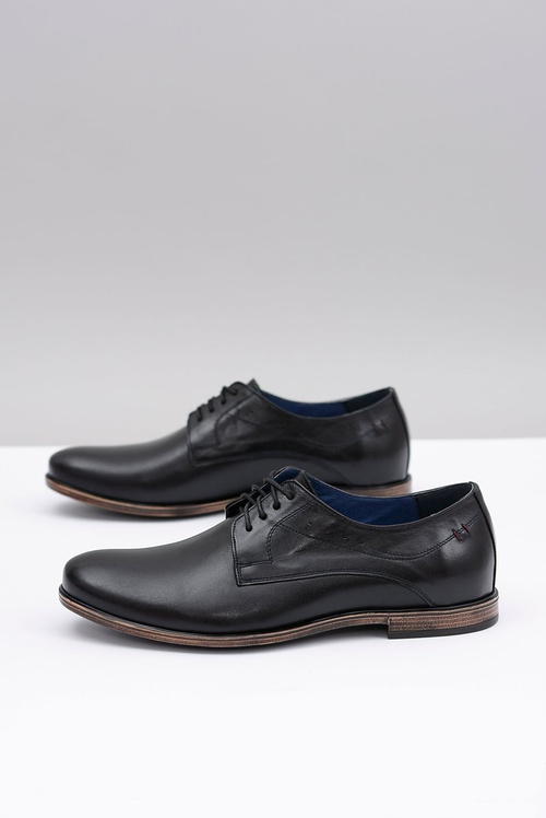 Шкіряні чоловічі напівчоботи James Нікополь чорні