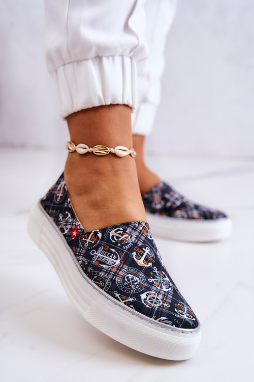 Жіночі кросівки сліпони Big Star JJ276012 Чорні