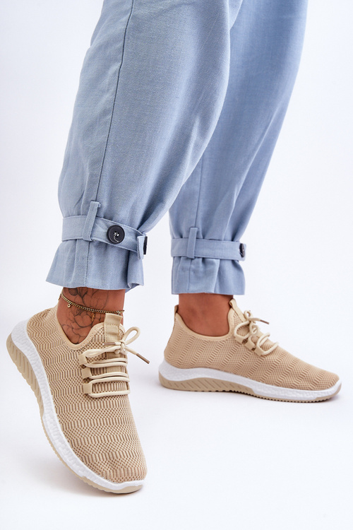 Бежеві сліпони з класичного матеріалу