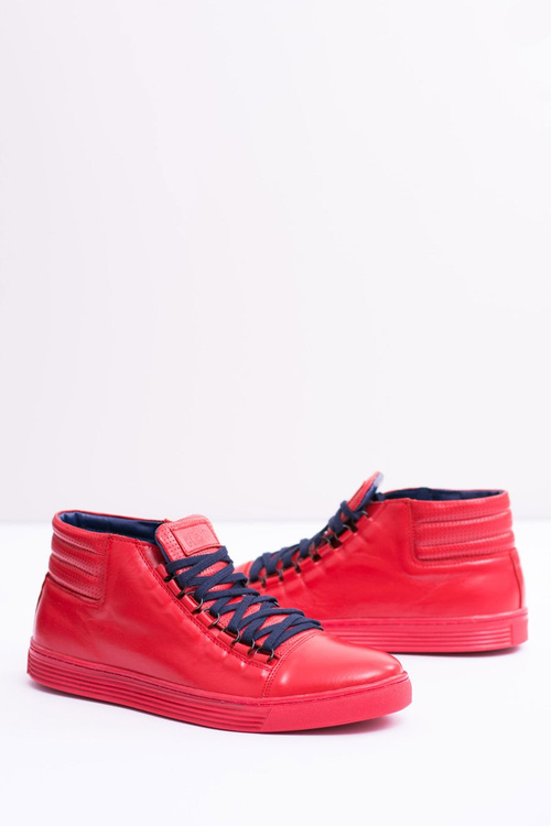 Чоловічі шкіряні тенісні кросівки Red Torres