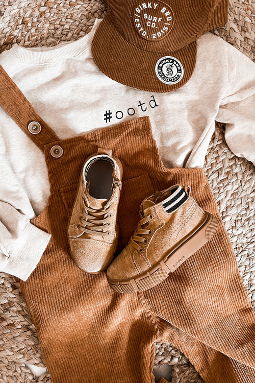 Дитячі високі кросівки на блискавці Camel Boone