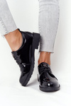 Жіночі броги Oxford Shoes S.Barski 309 Patent Black