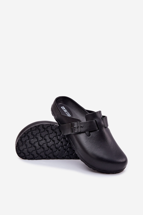 шльопанці чоловічі з застібкою Big Star RR174A022 чорні