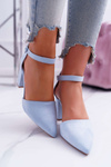Жіночі туфлі на шпильці Blue MadamStyle