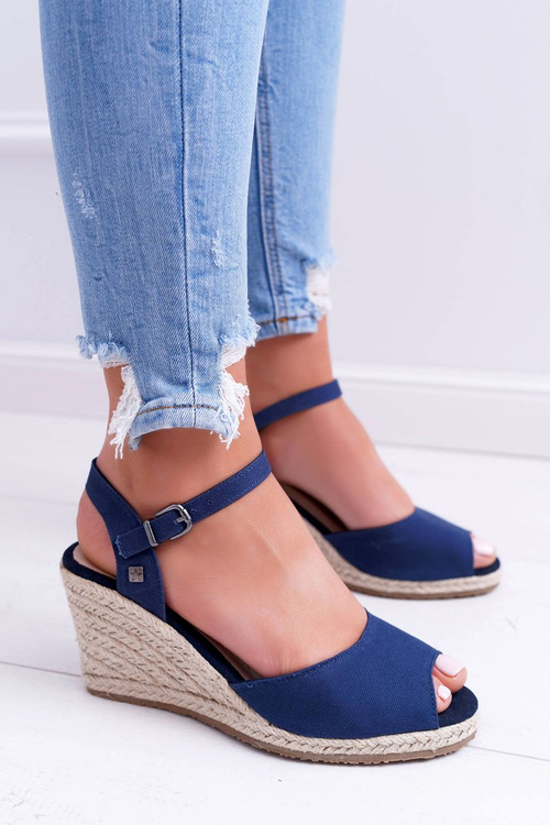 Жіночі плетені босоніжки Anchor Big Star Navy Blue DD274A212