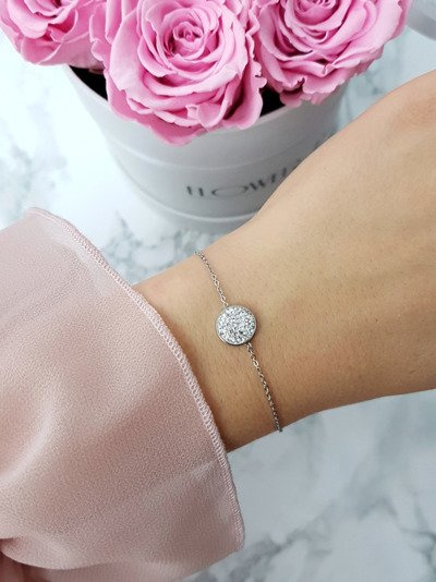 Жіночий браслет ланцюжок Срібний Selene