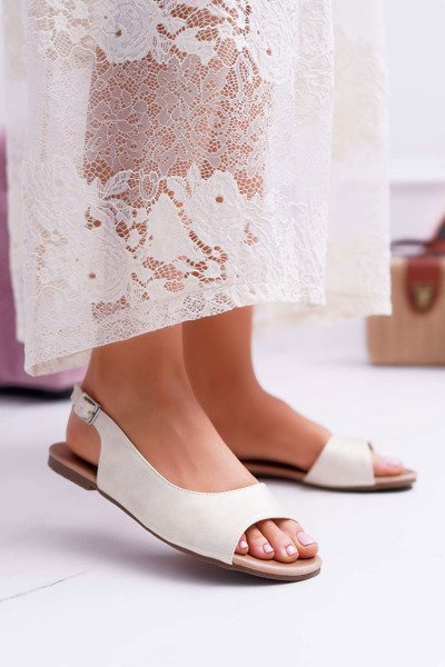 Жіночі босоніжки Prius світлого золота