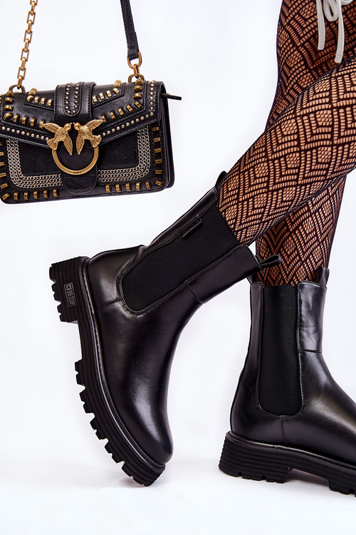 Високі утеплені черевики Big Star KK274500 Чорні